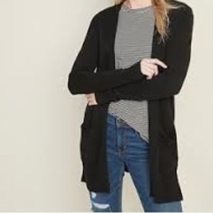 Old Navy Boyfriend Cardigan in Black
